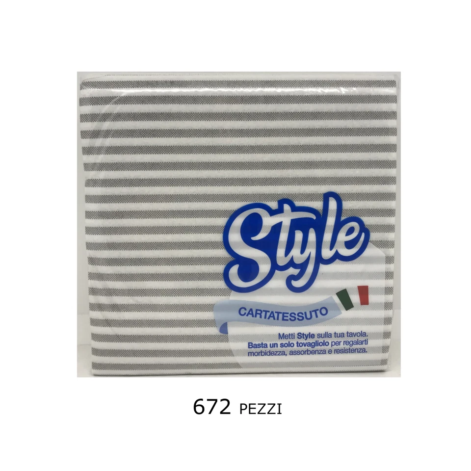 672 tovaglioli style in carta tessuto monous. 40x40 cm tovaglioli per la tavola - Immagine 1 di 1