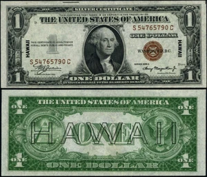 FR. 2300 $1 1935-A Hawaii Note S-C Block Choice CU+ - Picture 1 of 3