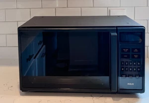 New 1989 RCA Microwave Oven LEM065H New Open Box Unused 0.6 cf Black Tested - Picture 1 of 12