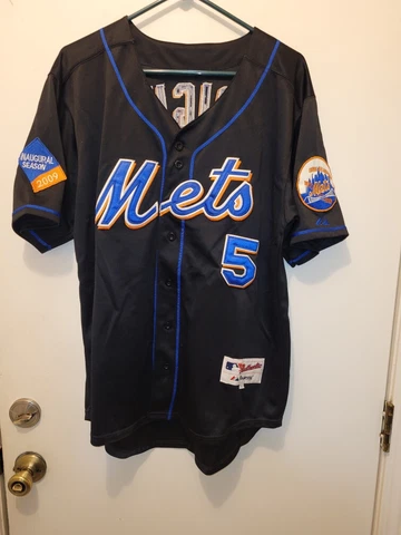 N.Y. Mets David Wright 5 Authentic Jersey Majestic 2009 Inaugural Size 50 NEW Cover