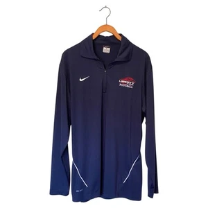 Liberty Flames Football Blue 1/4 Zip Nike Pullover Men's Size M-L University - Picture 1 of 6