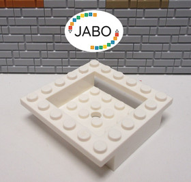 (F6/7/7) LEGO 4597 Cockpit 6x6x1 Frame White 6875 7264 7166 6933