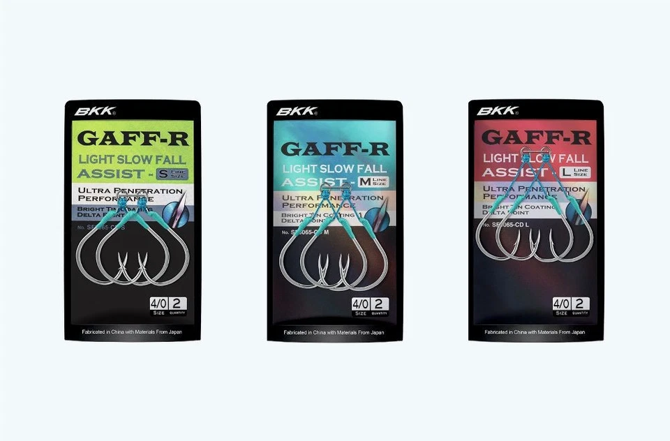 BKK SF GAFF-R Slow Jigging Double Assist Hooks SS-XL in 1 - 4/0 Jig-Haken