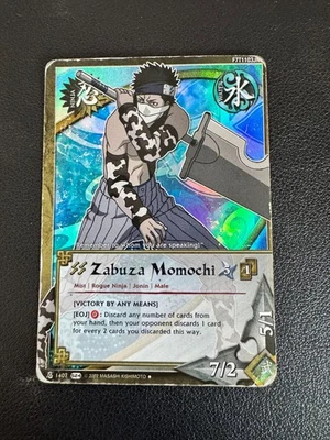 Old Naruto CCG Zabuza Momochi Holographic Card #1407 - Bandai Shonen Jump 2012 - Image 1 of 4