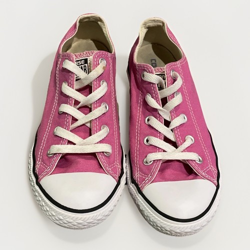 Scarpe sneakers basse Converse All Star rosa unisex giovani taglia 3