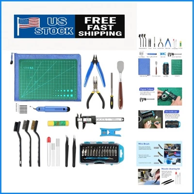 Juego de herramientas de impresión 3D Essential de 45 piezas con pinza digital y bolsa de almacenamiento Foto 1 de 4