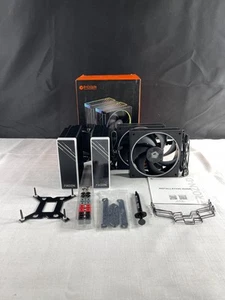 ID-Cooling Frozn A620 ARGB Black Twin-Tower 4-Pin 6 Heat Pipes CPU Air Cooler - Afbeelding 1 van 12