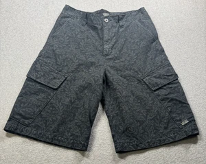 Camisas Vans Cargo 28 Gris/Negro Damasco Floral Patrón Paisley - Imagen 1 de 9