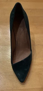 ATEMBERAUBENDE Madewell The Mira Wildleder smaragdgrün hochhackige Pumps Größe 7,5B - Bild 1 von 9