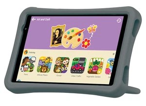 KIds Tablet - Android 14 - 32gb - 8" - Apps Installed - Parental Controls - Gray - Picture 1 of 5