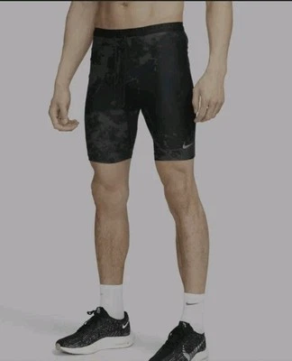 NIKE DRI FIT ADV RUN DIVISION PINNACLE 1/2 LENGTH RUNNING TIGHTS MENS SZ XL - Image 1 of 4