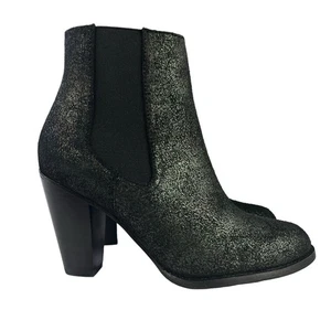 Thursday Boot Co Galaxy Avenue Chelsea Boots Damen 6,5 Schwarz Metallic Leder - Bild 1 von 11