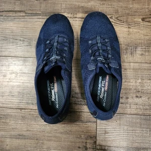 Sneakers slip on donna Skechers blu raffreddate ad aria taglia 7 SH2 - Foto 1 di 9