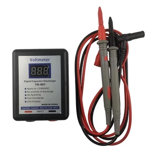 Efficient High Voltage Capacitor Discharger Tool for Safety in Repairs - Picture 1 of 12