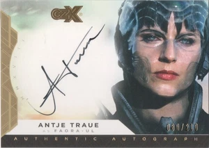CZX DC Super Heroes & Villains, Antje Traue (Faora-ul) Autograph Card #080/210 - Picture 1 of 2