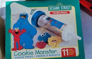 1998 Hamilton Beach Sesame Street Cookie Monster Electric Press Elmo Big Bird - Picture 1 of 12