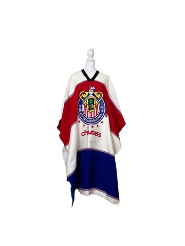 Club Deportivo Guadalajara Chivas Soccer Club Poncho Blanket Wrap Serape Cover