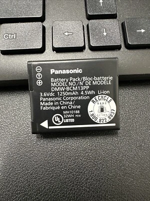 Batería Panasonic Lumix OEM DMW-BCM13PP para DMC-ZS35W, Lumix DMC-ZS40 DMC-ZS40K Foto 1 de 3