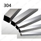 304 Stainless Steel Square Pipes Length 250mm Size Selectable