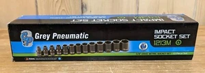 Grey Pneumatic 3/8" Drive 13-Piece Standard Metric Socket Set (1213M) NIB - Picture 1 of 5