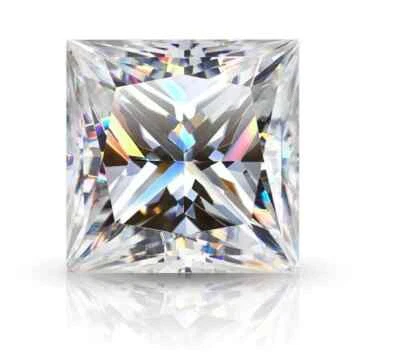 5.99 Carat GRA Certified Loose Moissanite Radiant Cut Stones D VVS1 10.5x10.5 mm - Image 1 of 4