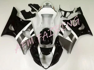 Black Grey ABS Injection Mold Bodywork Fairing Kit Panel for GSXR1000 2003 2004 - Picture 1 of 6