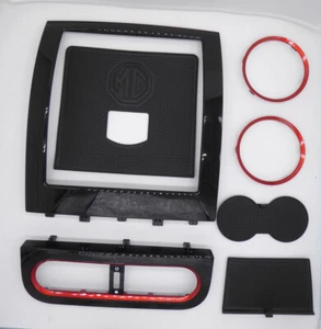 MG3 INTERIOR STYLING KIT, PIANO BLACK AND RED, GENUINE NEW MG PARTS (BG3500) - Picture 1 of 6