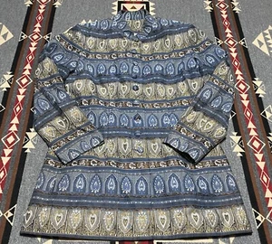 Paule Vasseur Blue Party Topper Coat Jacket F42 US10 BR - Picture 1 of 9
