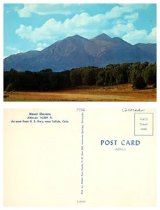 Mount Shaven, in der Nähe von Salida, Colorado Vintage Chrom PC 1966 - Bild 1 von 1