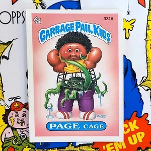 Topps 1987 Mülleimer Kinder 8. Serie Seite Käfig Karte 331A - Bild 1 von 3