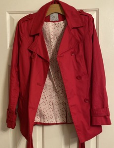 sainsburys red coat