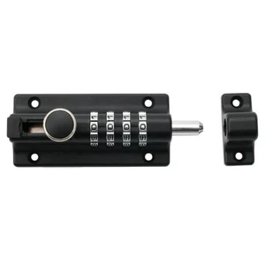 Combination Bolt Lock Kit 4 Digit Pin Code Slide Door Latch Lock with Screws - Picture 1 of 6