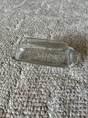 Premium Glass Butter Dish with Lid: Stylish Serveware for Fresh Butter Clear - Image 1 of 3