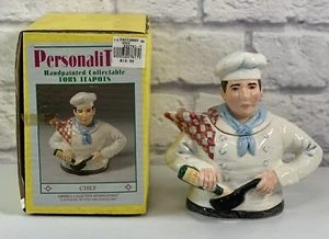 *MINT* 1993 PersonaliTeas Teapot 6” Chef by Omnibus Fitz & Floyd - Picture 1 of 5