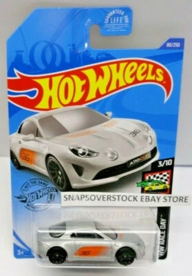 2020 Hot Wheels prata metálica Alpine A110 Cup, HW RACE DAY #3/10, HW #80/250 - Imagem 1 de 4