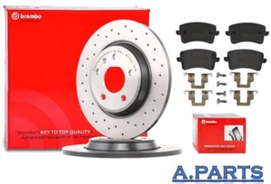 JUEGO DE FRENOS BREMBO COMPLETO 300mm EJE TRASERO AUDI A4 B8 8KH 8K2 A5 8T3 Q5 8RB - Imagen 1 de 1