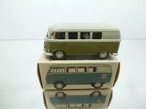 WIKING 221 VW T1 KOMBI BUS - PLASTIC - GREEN 1:40 - GOOD CONDITION IN BOX - Imagen 1 de 10
