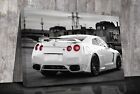 Nissan GT-R sports car canvas prints wall art framed or print only