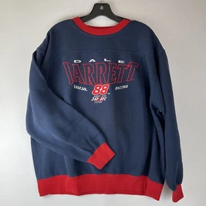 Vintage Dale Jarrett #88 Mens Sz L Chase Authentics Sweatshirt Nascar Racing - Picture 1 of 7