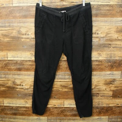 Pantalones de chándal James Perse para hombre talla 3 con cordón negros Foto 1 de 4