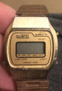 Vintage quintel digital watch for parts or Repair - Picture 1 of 6