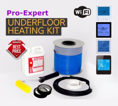 Electric underfloor heating loose cable kit 200W - All Sizes Listing (PRO-X) - Image 1 of 4