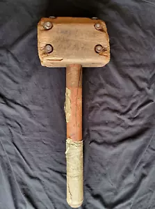 Antique Primitive Art - Wooden Mallet Thor's Hammer - Picture 1 of 12