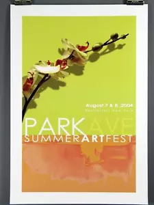 Park Avenue Sommerfestival 2004 Poster, Rochester, NY, 17 x 24" Neu, Ave Fest - Bild 1 von 1