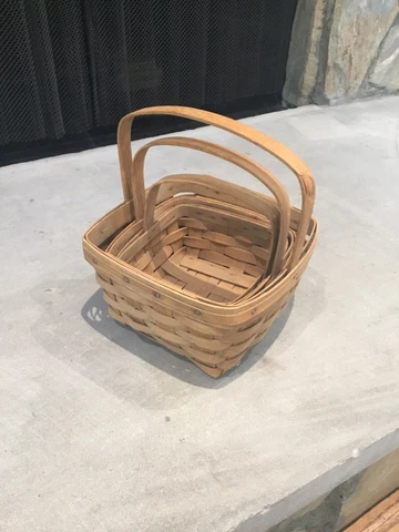 Longaberger Traditional Baskets (Set Of Three, Fair Condition) Cover