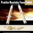 White Dragon Foam Padded Nunchaku W/ Steel Swivel Chain