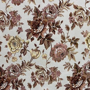 Jacquard Fabric Floral, 54" Wide, for Upholstery Window, Crafts, Sold by Yard - Picture 1 of 5