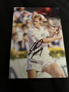 STEFAN EDBERG signed 4x6 Foto TENNIS AUTOGRAMM 1F - Bild 1 von 1