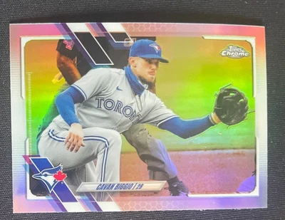 Cavan BIGGIO RC 2022 Topps Chrome Rookie #128 Toronto Blue Jays - Image 1 of 2