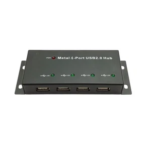 Neonet GC-US4W USB 2.0 Hub, 4 Port, 1.5A 5VDC Input, 122(L) x 45(W) x 20(H)mm - Picture 1 of 5